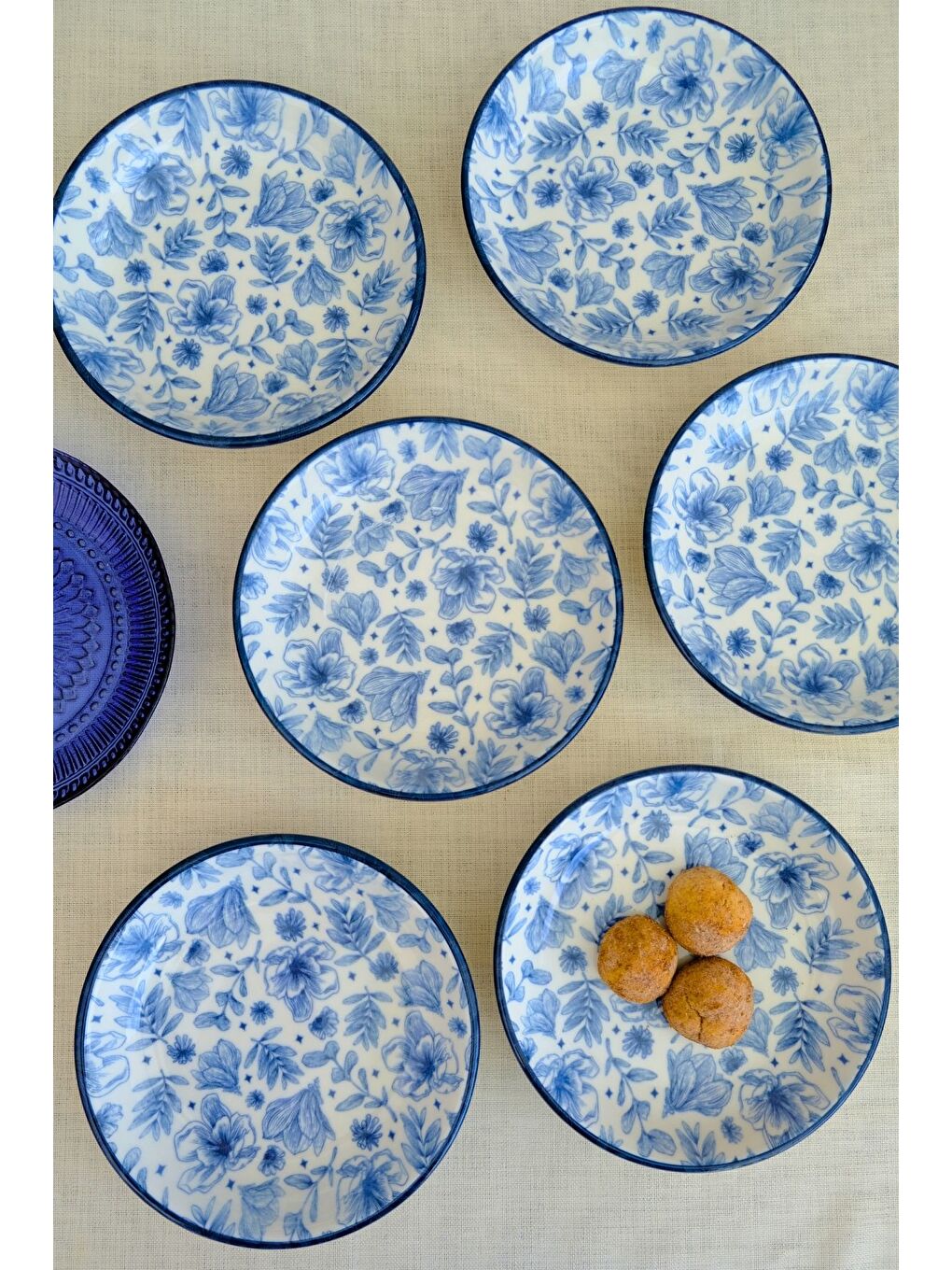 Beyaz Blue Heaven Tabak 240cc 6 lı 15x15x2cm