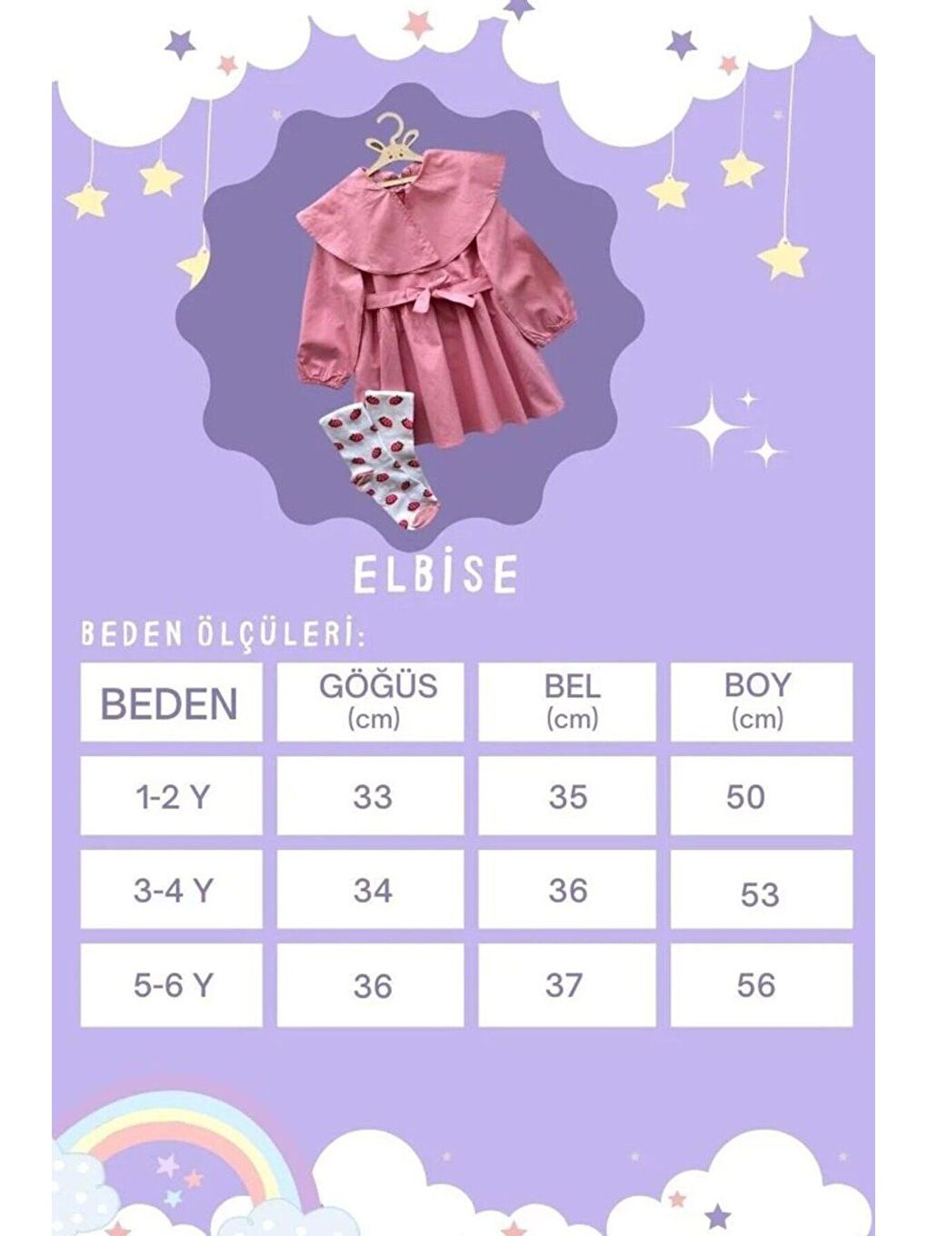 Kahverengi Anne - Çocuk Karamel Geniş Yaka Elbise Kombin-3