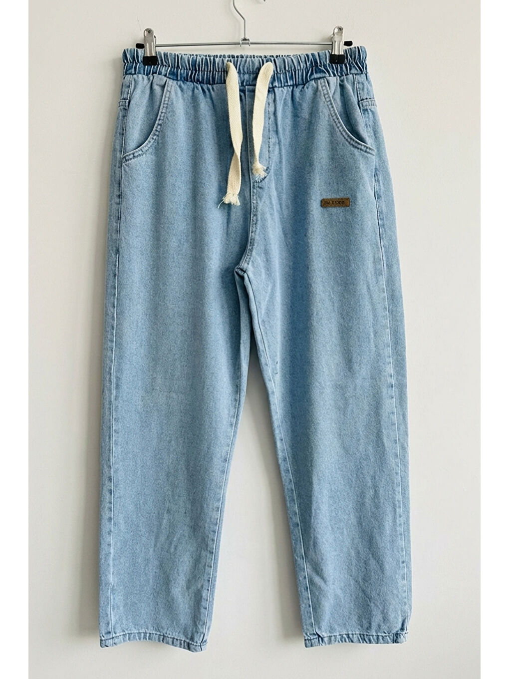 Erkek Rahat Kesim Baggy Jean Pantolon 30073 - Mavi-5