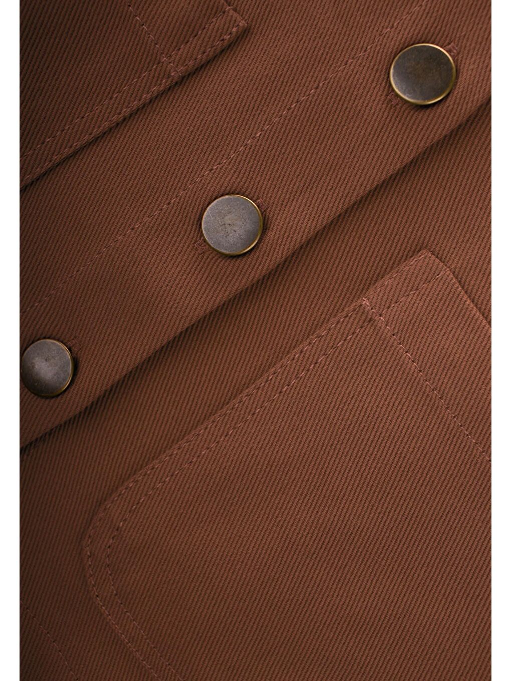 Kahverengi Gabardin Ceket 2-7 Yaş Kahve-4