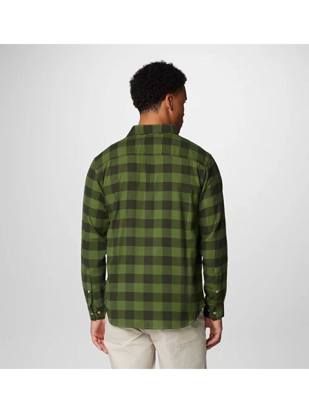 Columbia Yeşil Cornell Woods Flannel Erkek Uzun Kollu Gömlek AM1523 - 1