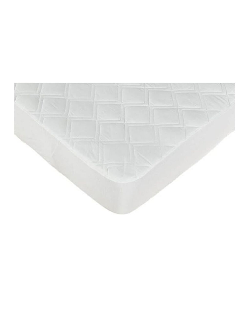 Beyaz Kapitoneli Sıvı Geçirmez Fitted 180x200 Cm Çift Kişilik Alez-4