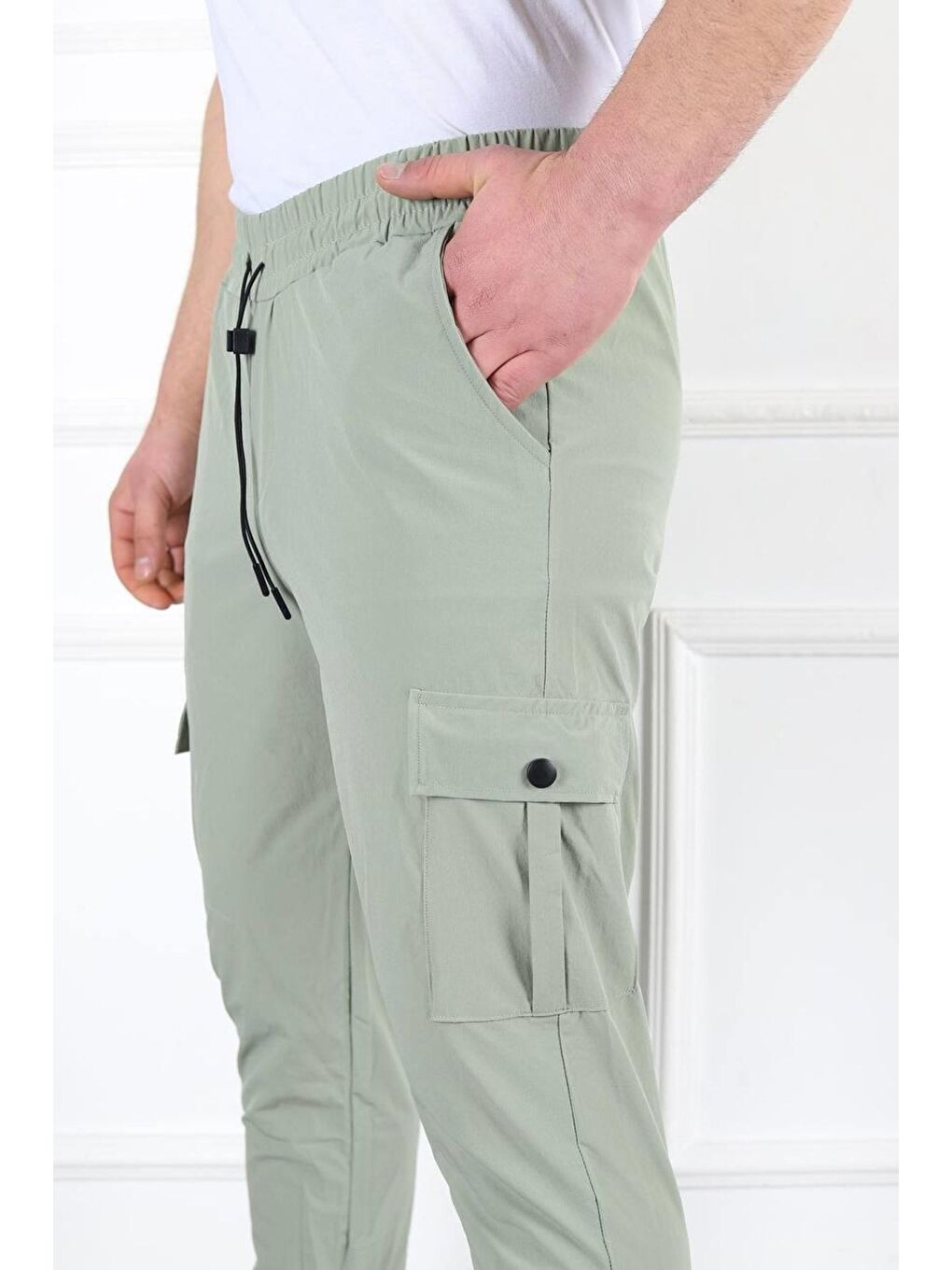 Turkuaz Erkek Slim Fit Jogger Alt Eşofman-1