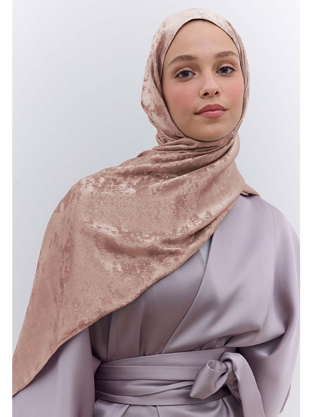 Pembe Luxury Shine Şal Gülkurusu-2