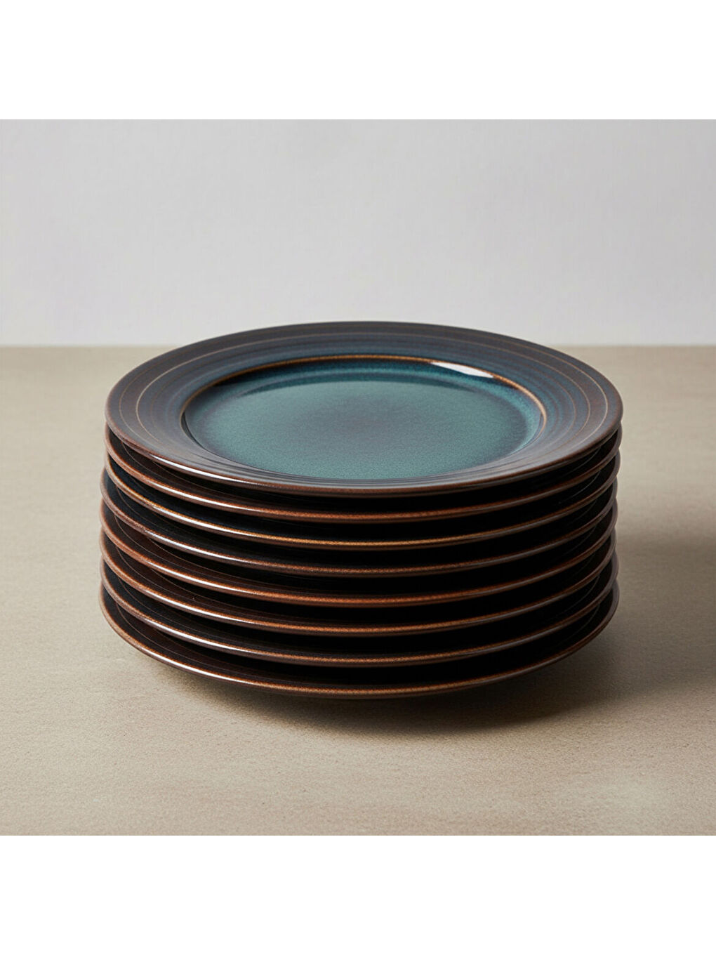 Ekru Valeron 6 Adet 27 Cm Servis Tabağı Reaktif Oasis  1131-3