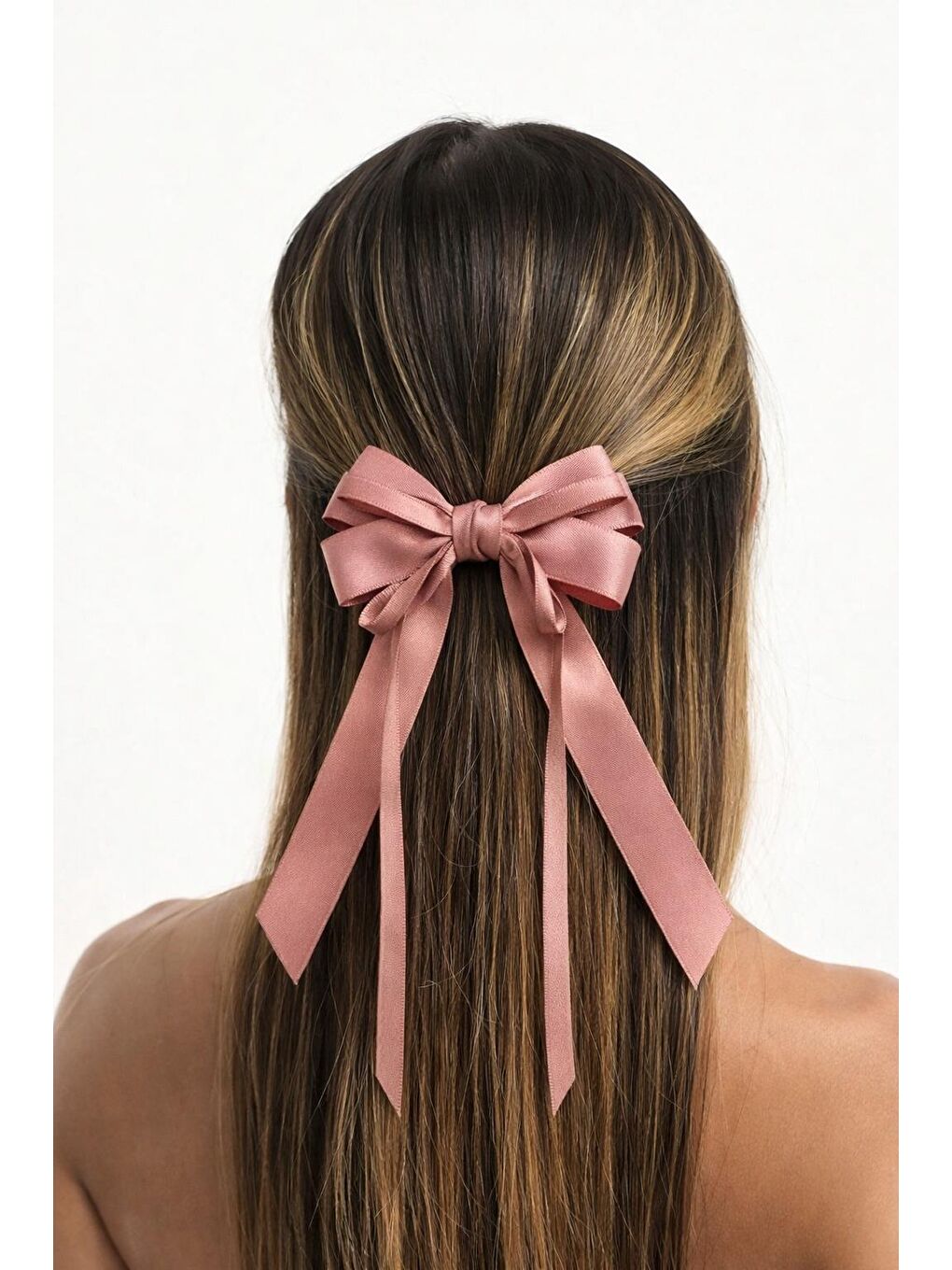 Çift Fiyonklu Otomat Toka Pembe