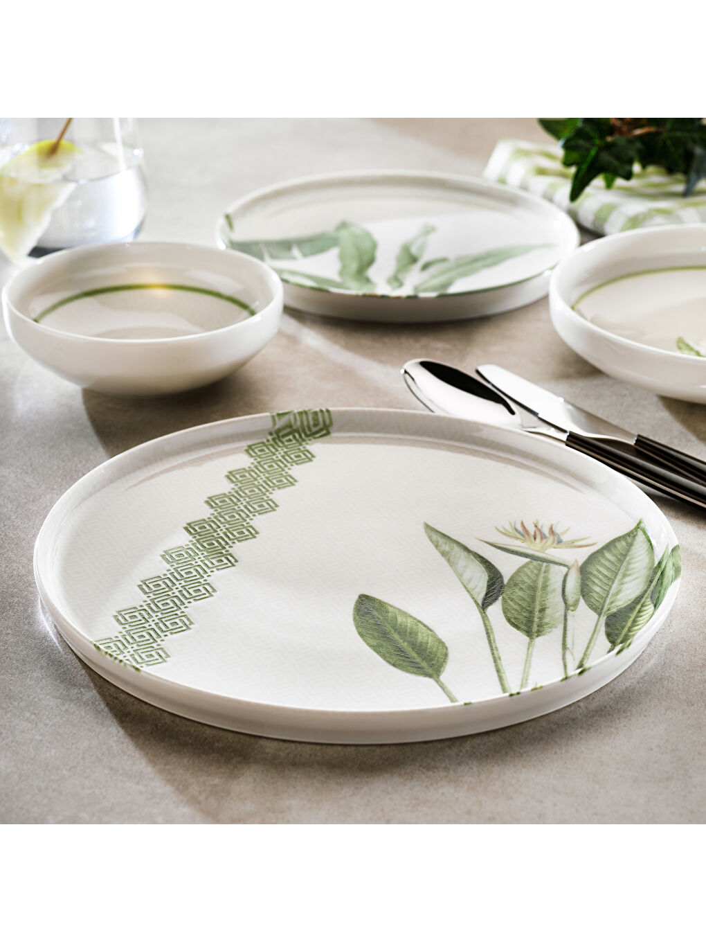 SCHAFER Dolce Yemek Takımı 24 Parça-Yeşil - 1