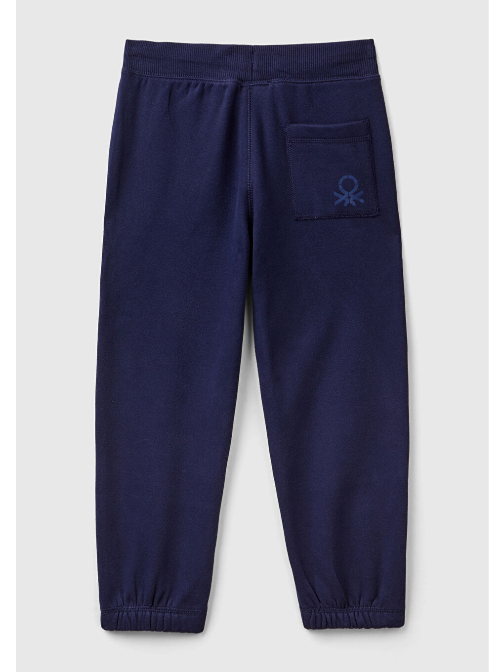 Erkek Çocuk Lacivert Sağ Arka Cebi Logolu Beli Lastikli Büzgü İpli Eşofman Altı-1