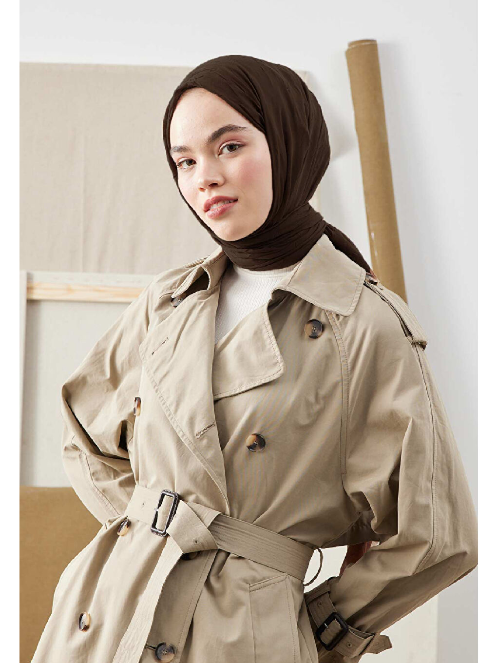 Kahverengi Bambu Şal Bitter-1