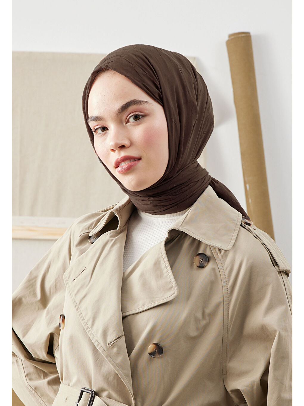 Kahverengi Bambu Şal Bitter-3