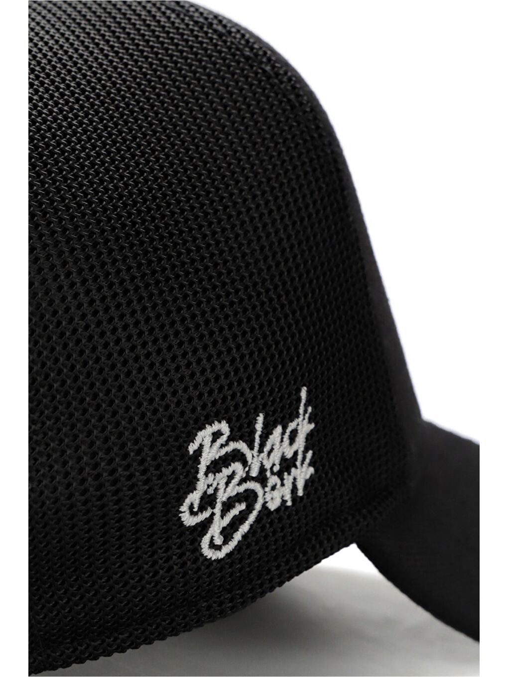 GTR Logolu Siyah Trucker Şapka-5
