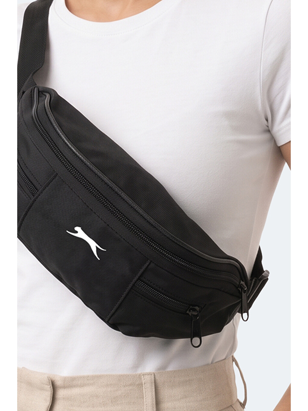 Gomır Unisex Siyah Bel Çantası-1