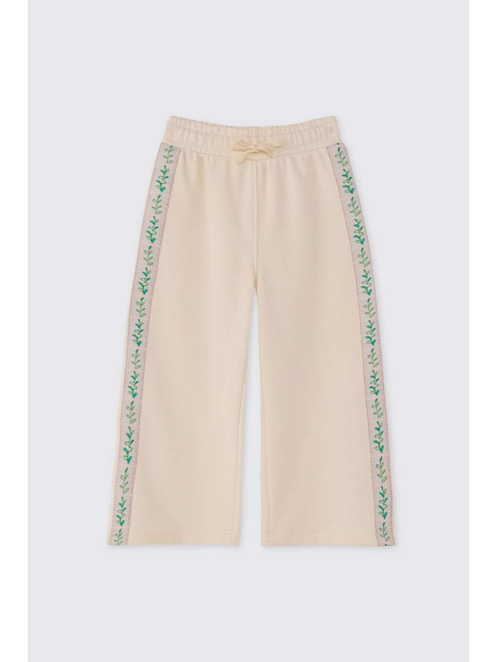 Kız Bebek Ekru 2'li Eşofman Takım-1