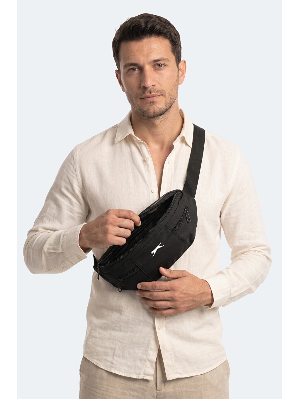 Gomır Unisex Siyah Bel Çantası-2
