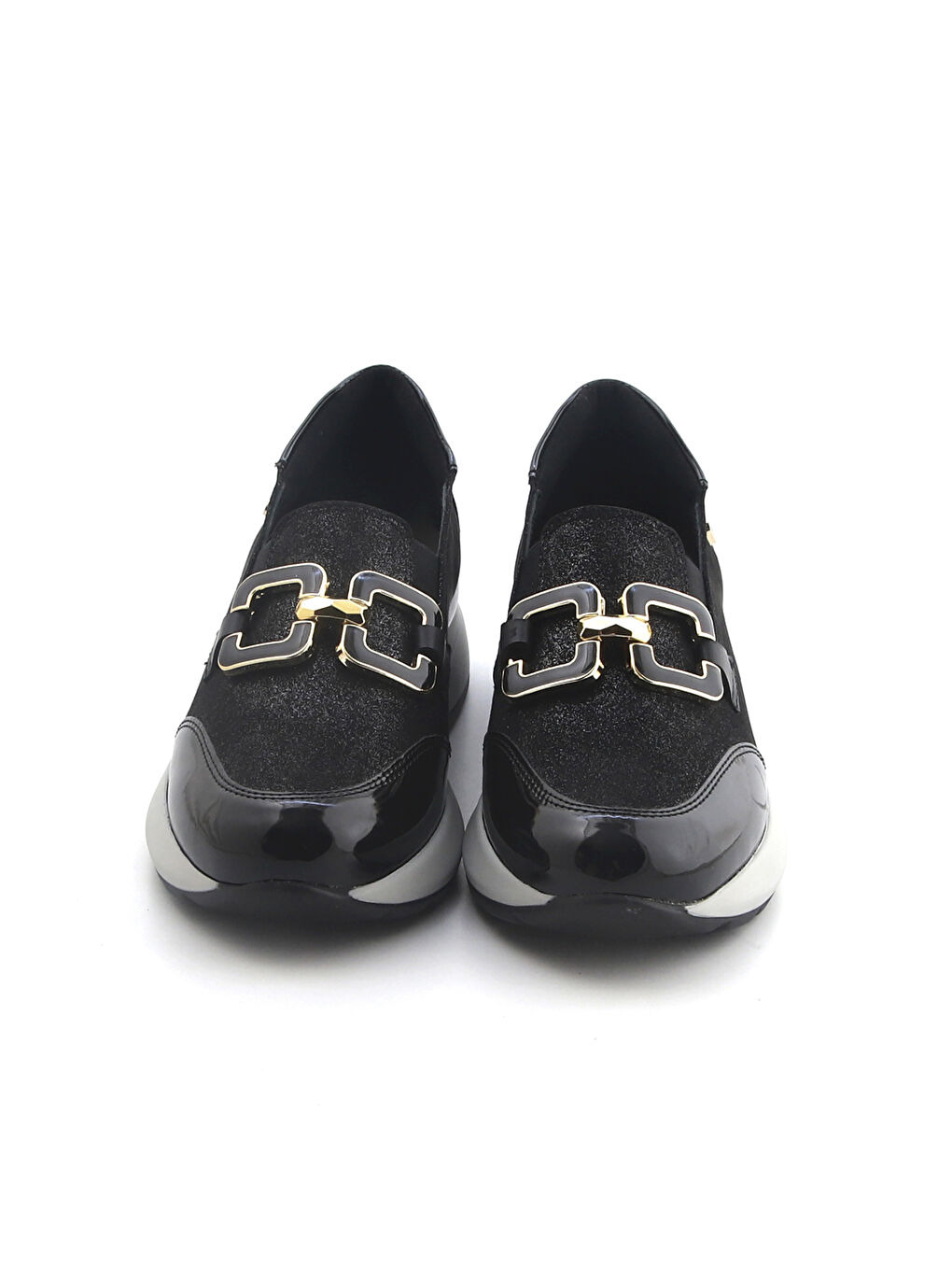 Siyah Kadın Klasik Ayakkabı 5D5458DS 5458DS Camoscio Glitter Nero-2