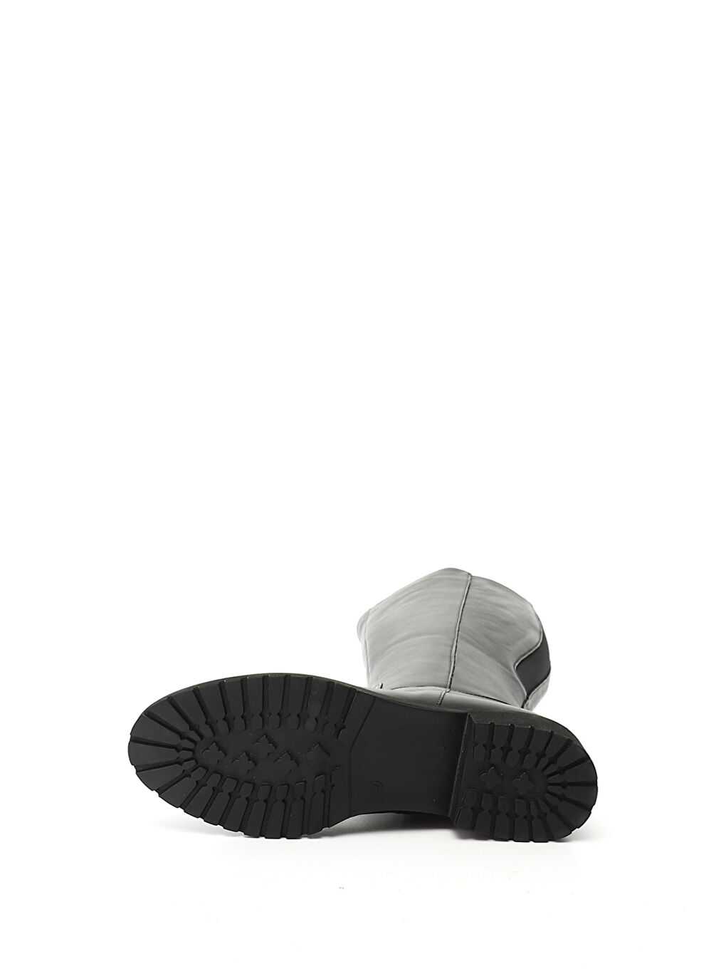 Kadın HAKİ-YEŞİL Fermuarlı Kauçuk Taban Hakiki Deri Çizme-3