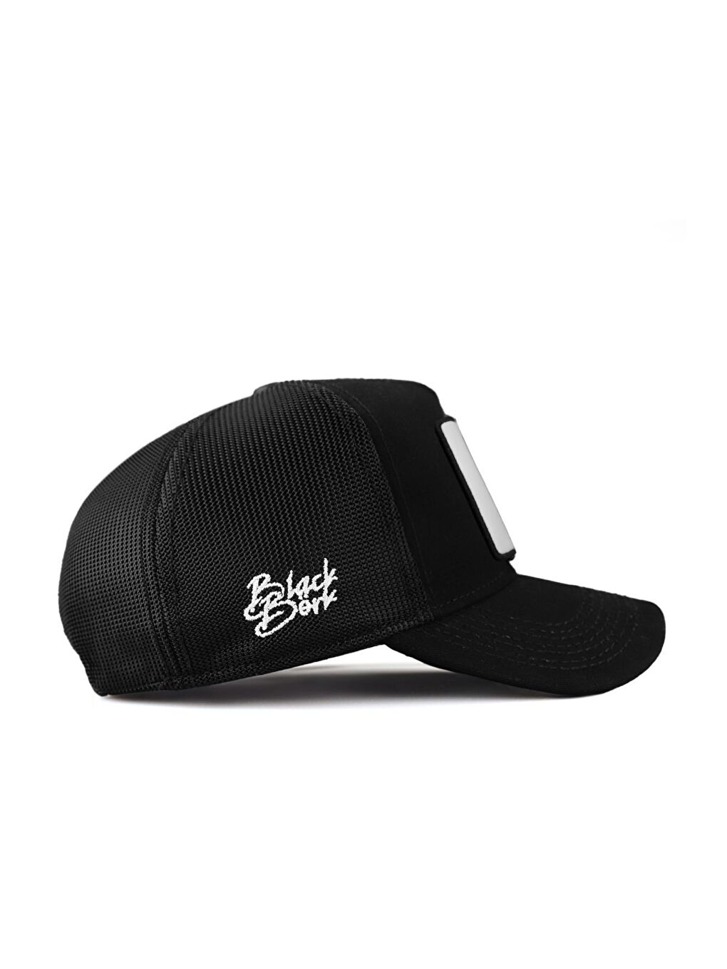 Big Think Logolu Siyah Trucker Şapka-1