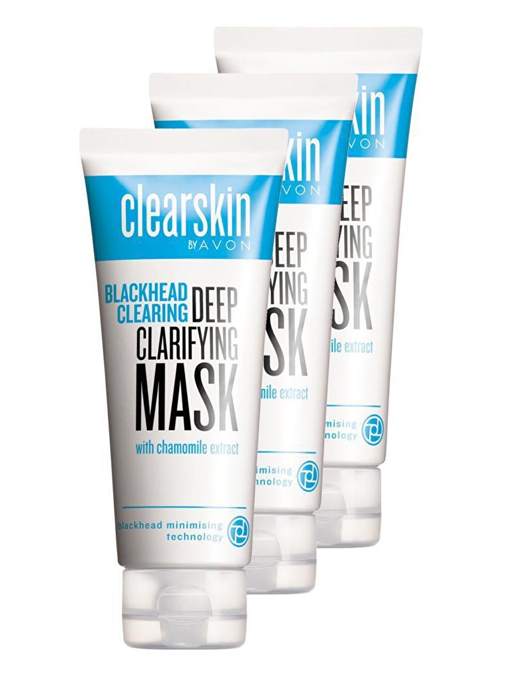 AVON Renksiz Clearskin Siyah Noktalar İçin Maske 75 Ml. Üçlü Set