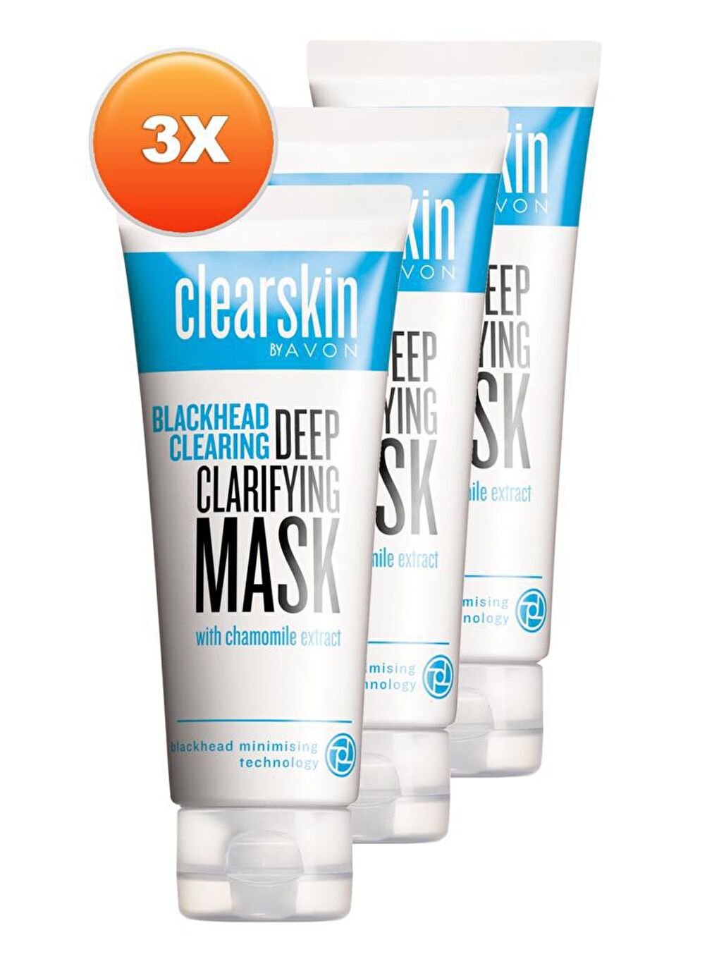 AVON Renksiz Clearskin Siyah Noktalar İçin Maske 75 Ml. Üçlü Set - 1