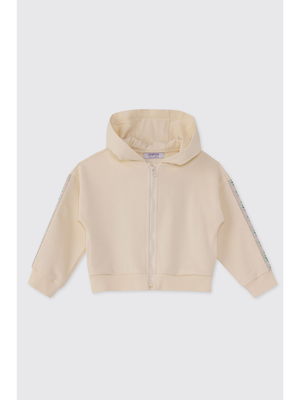 Kız Bebek Ekru 2'li Eşofman Takım-4