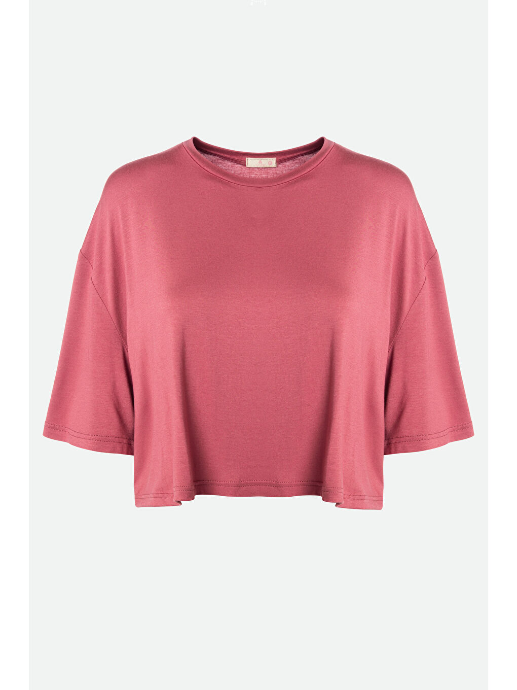 Kahverengi Kadın Vorteks Kısa Kollu Pijama Takımı-1