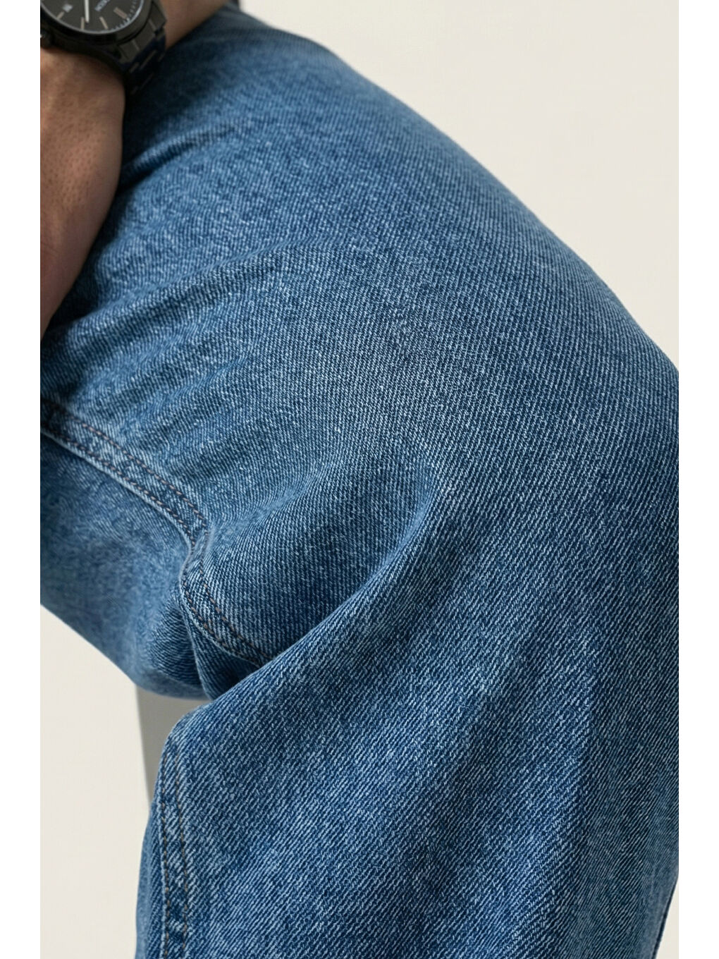 Erkek Rahat Kesim Baggy Jean Pantolon 30073 - Lacivert-2