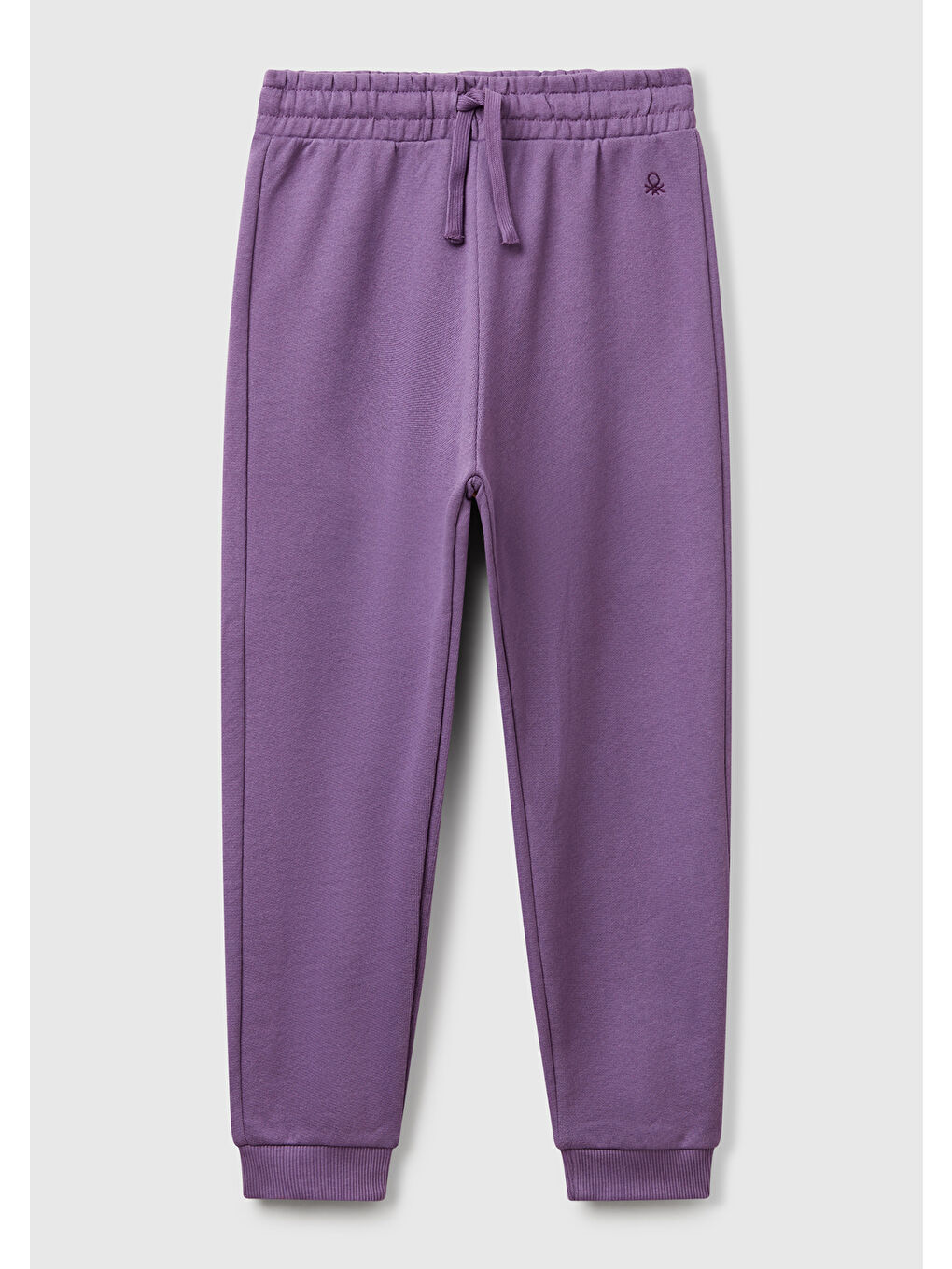 Kız Çocuk Mor Benetton Logolu Eşofman Altı