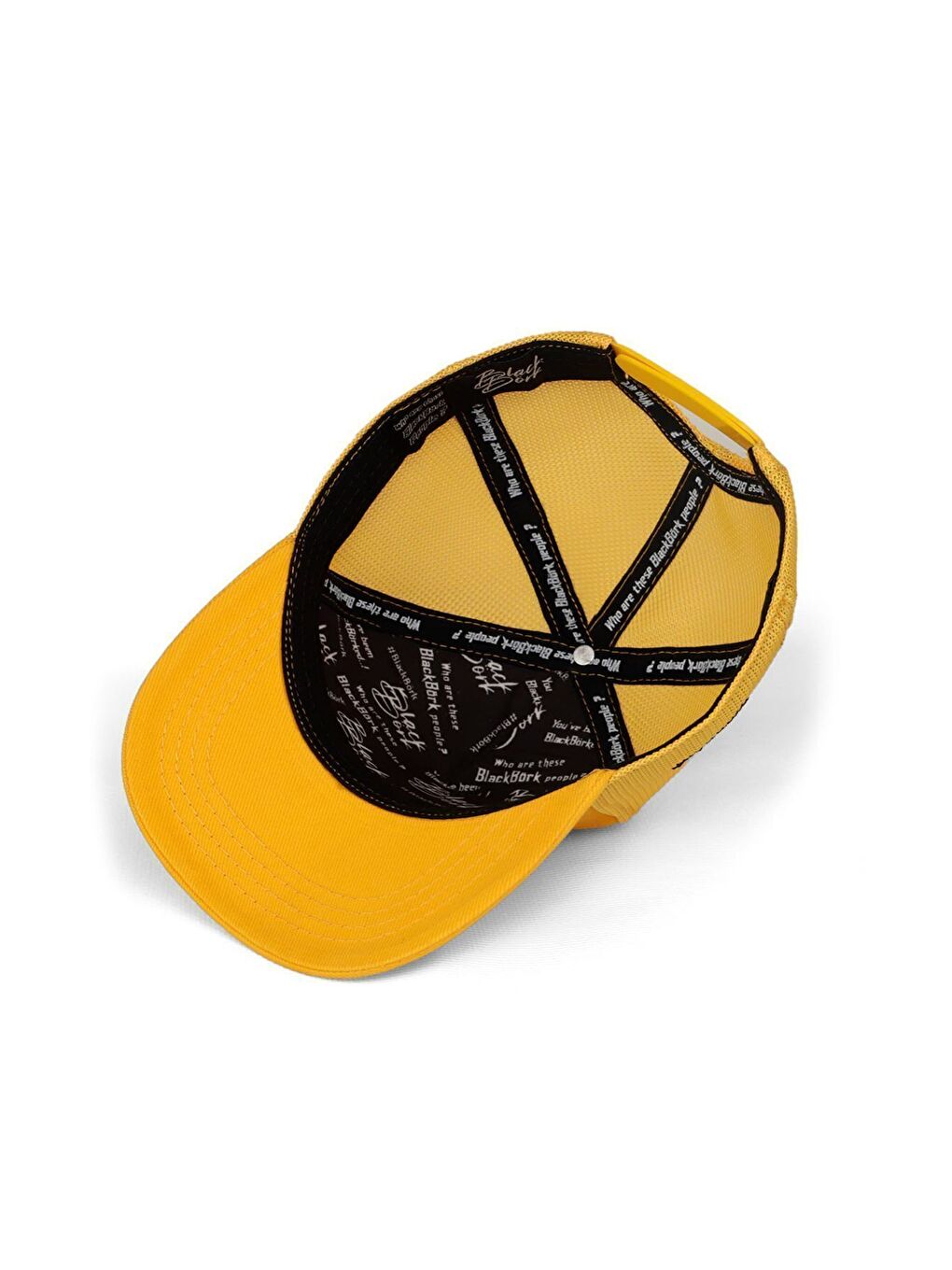 Hip Hop Kids Aslan Logolu Sarı Çocuk Trucker Şapka-2