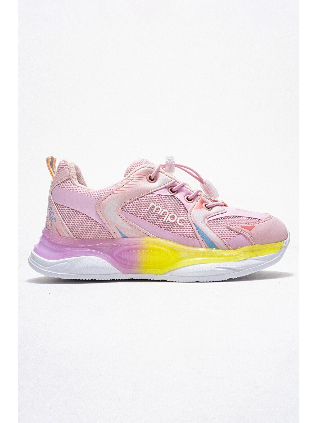 Pembe Kız Çocuk Pudra Günlük Spor Ayakkabı-3