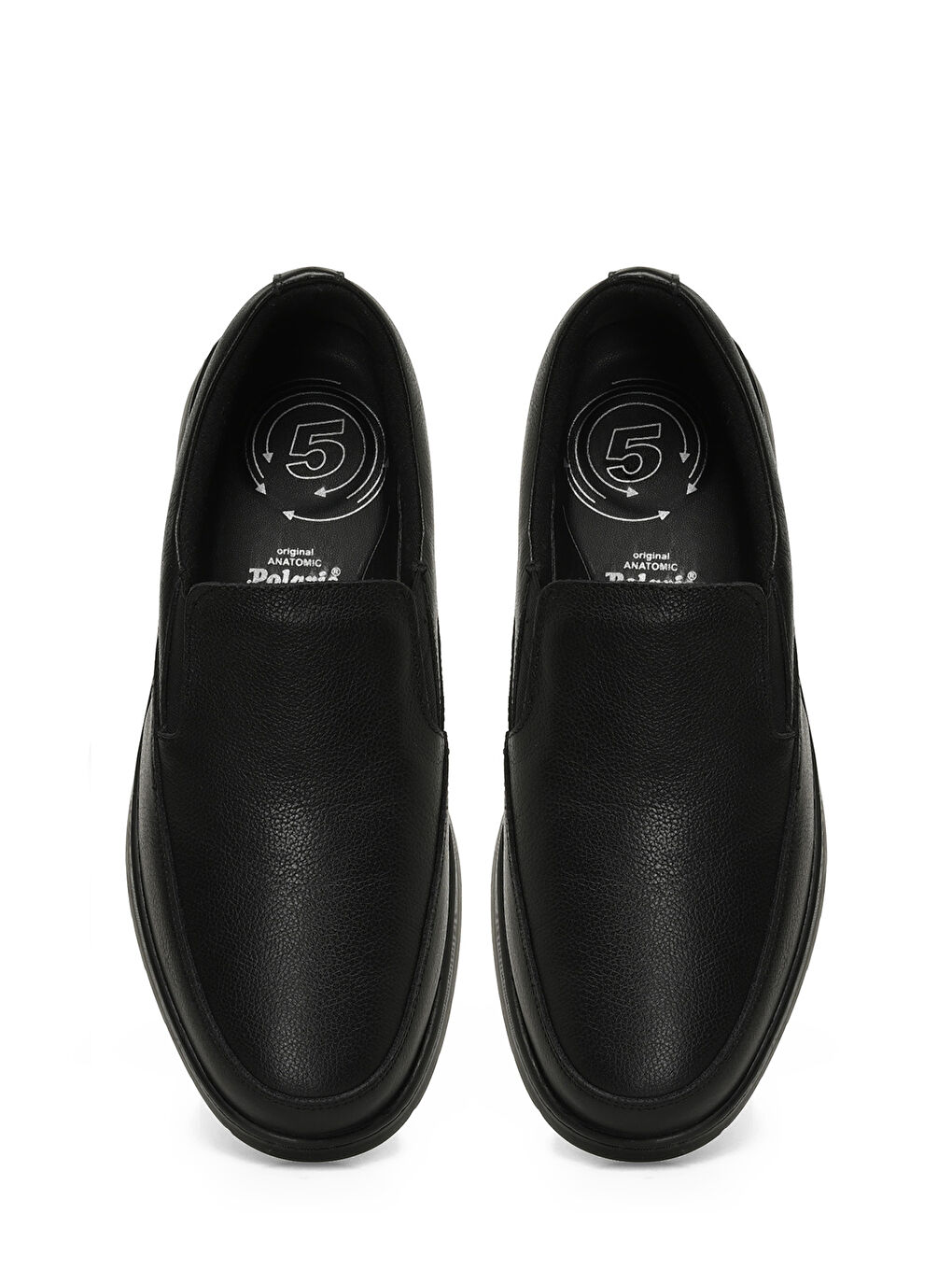 106120.M 5PR Siyah Erkek Rahat Ayakkabı-3