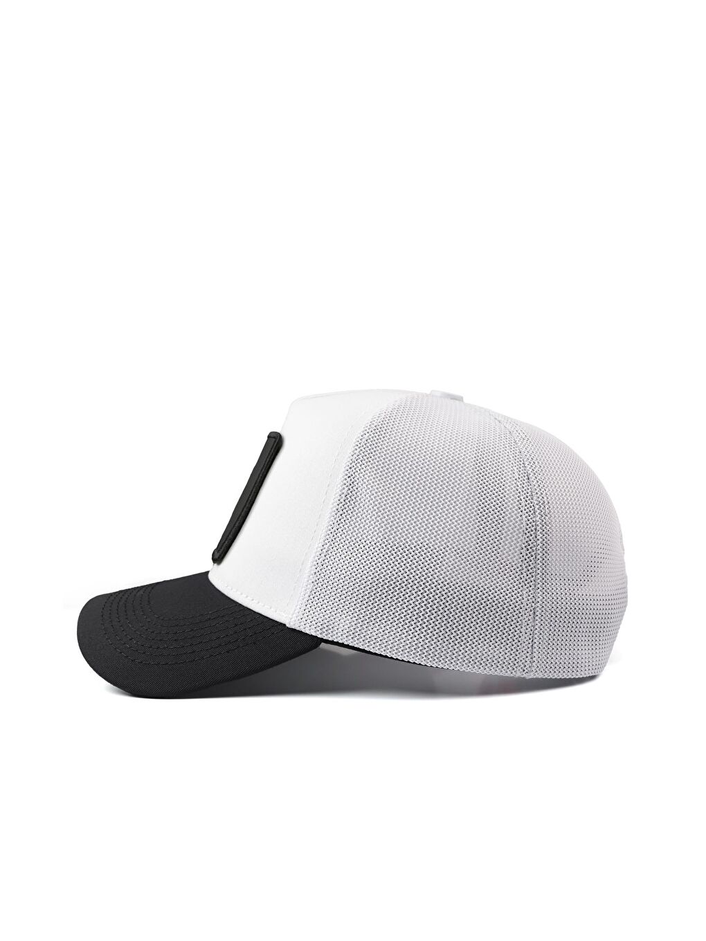 Boss Logolu Unisex Siyah Siperli-Beyaz Şapka (Cap)-3