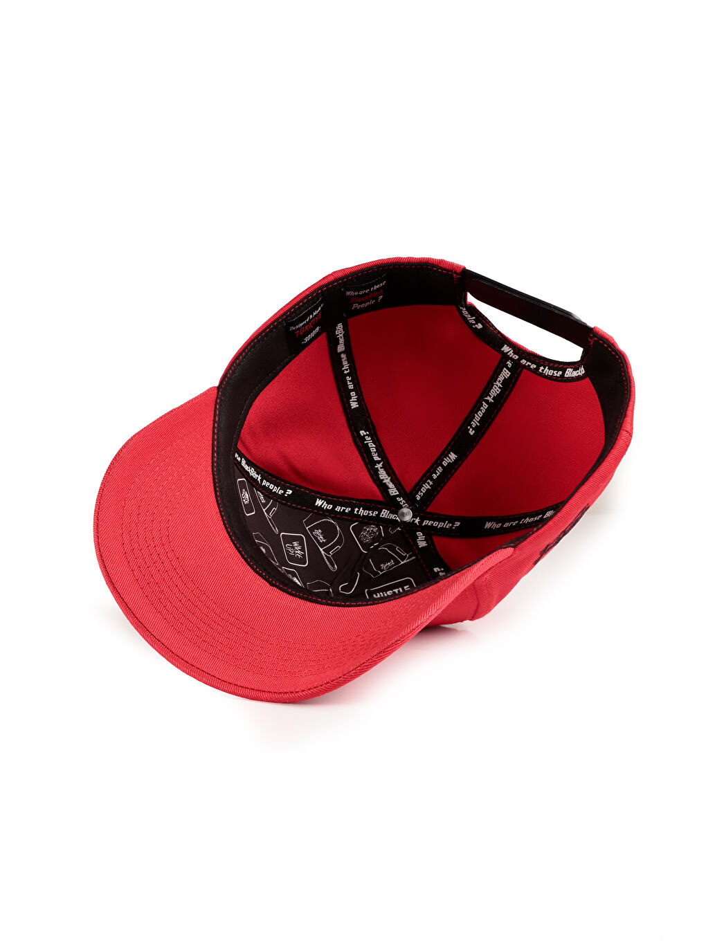 7 Numara Logolu Kırmızı Beyzbol Şapka-3