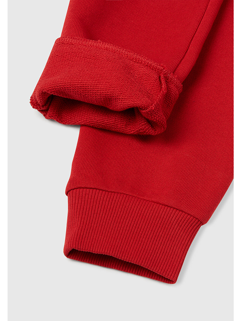 Erkek Çocuk Kırmızı Arka Cebi Etiket Logolu Eşofman Altı-2