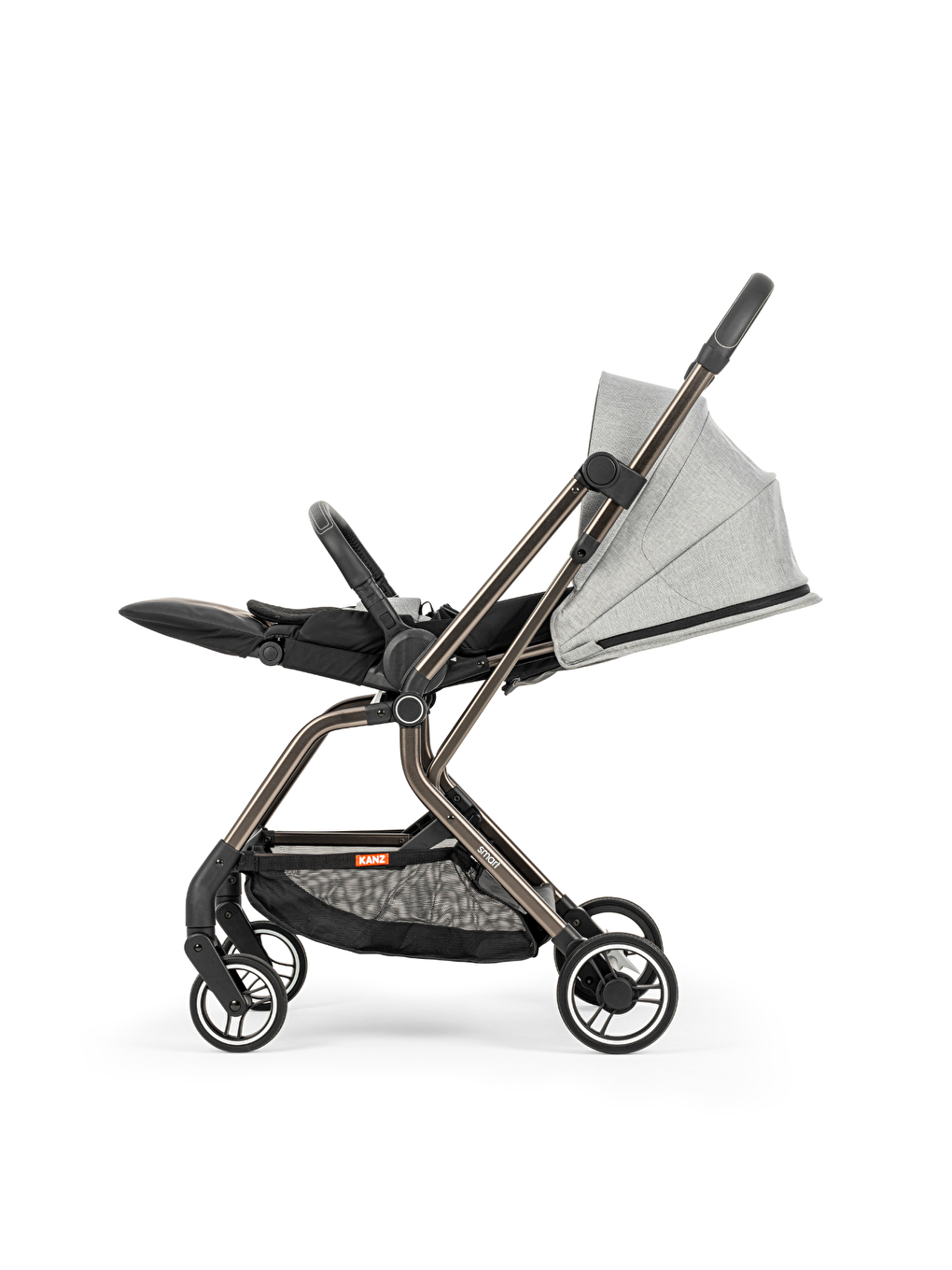 Smart Travel Sistem Bebek Arabası Gri-5