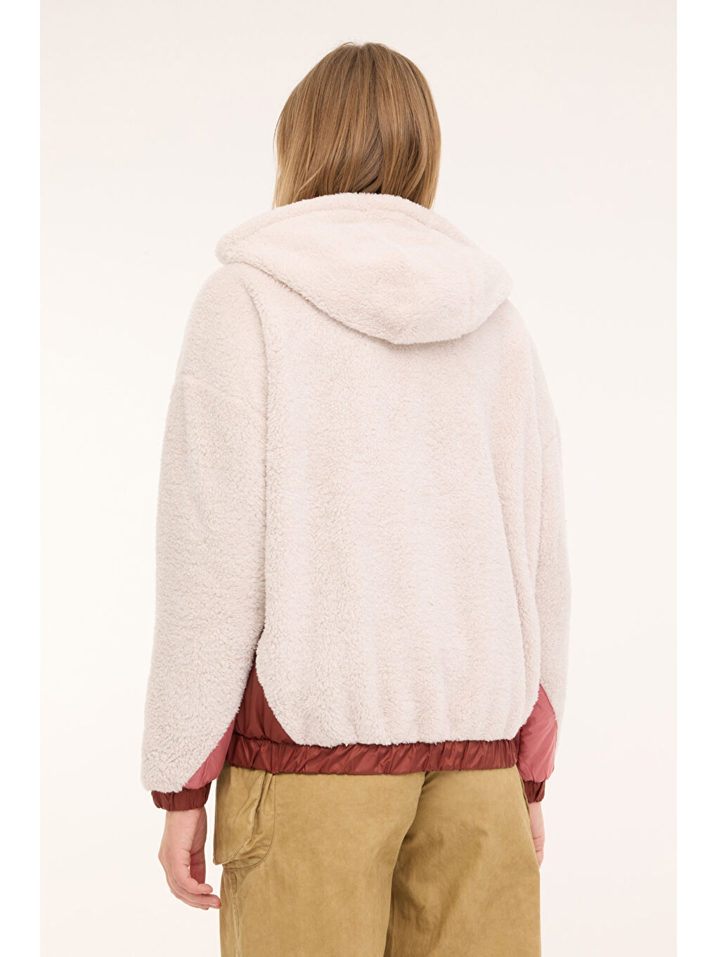 W-ANDREDA SHARPA FZ 4PR Bej Kadın Mont-1