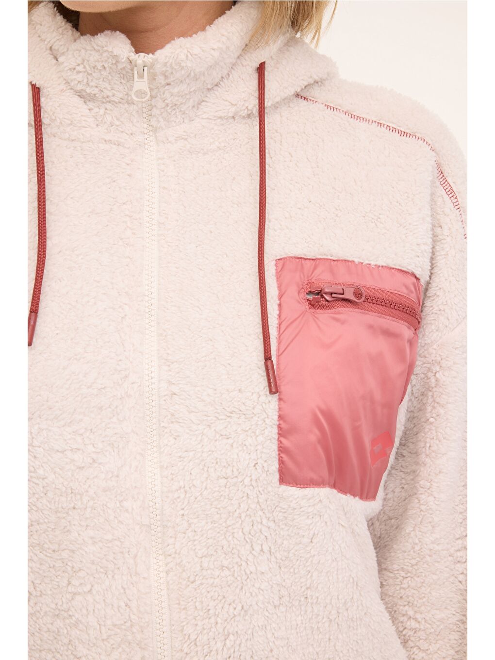 W-ANDREDA SHARPA FZ 4PR Bej Kadın Mont-3