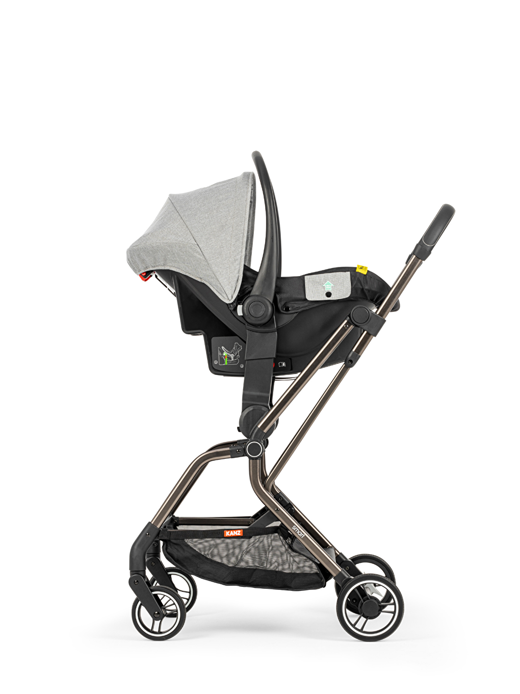 Smart Travel Sistem Bebek Arabası Gri-8