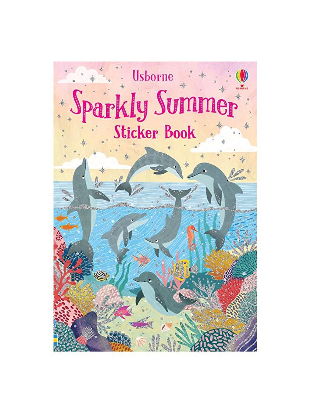 Usborne Renksiz Sparkly Summer Sticker Book