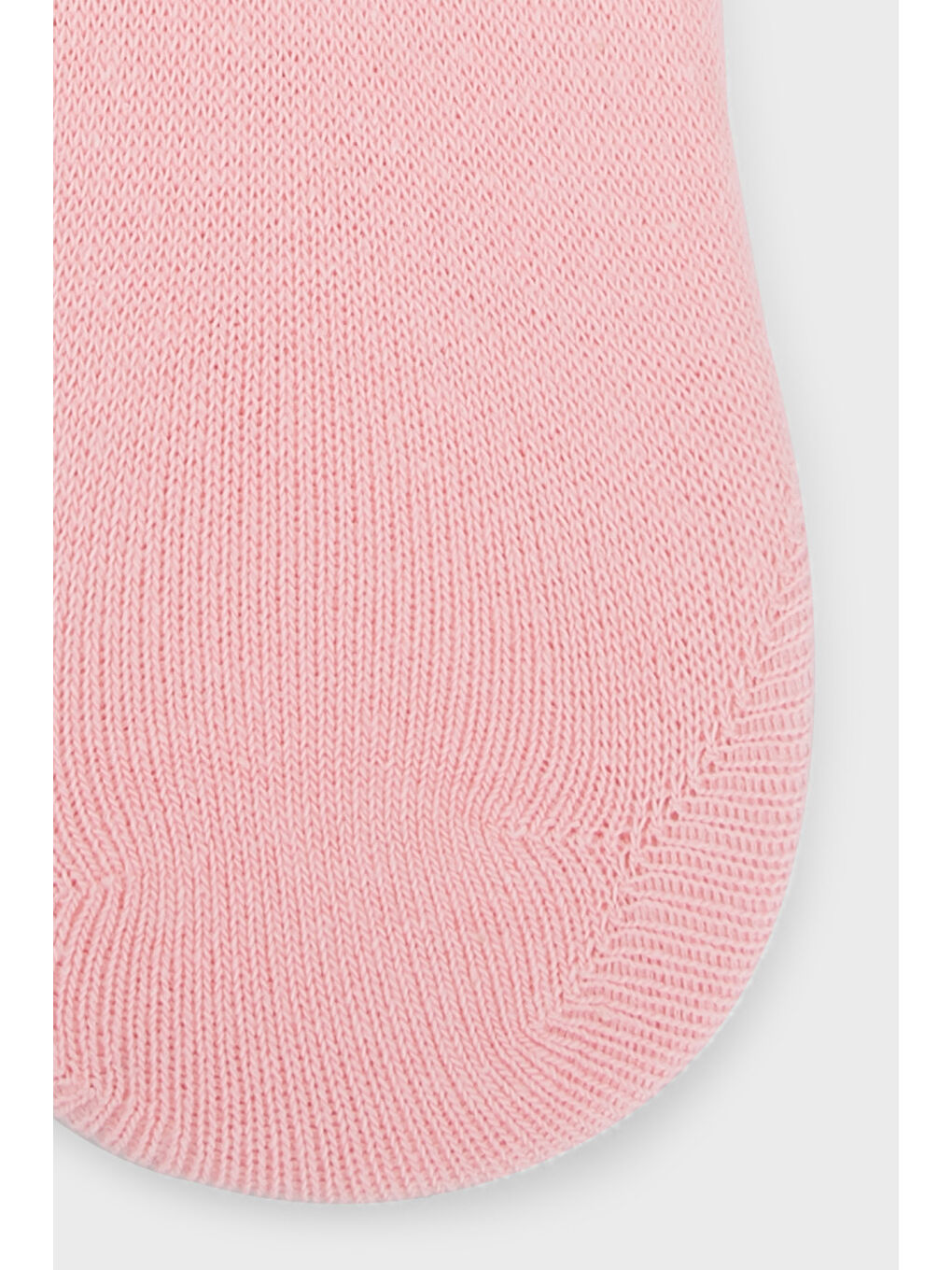 Pembe Yumuşak Pamuklu Örme Babet Çorap 0070004-1