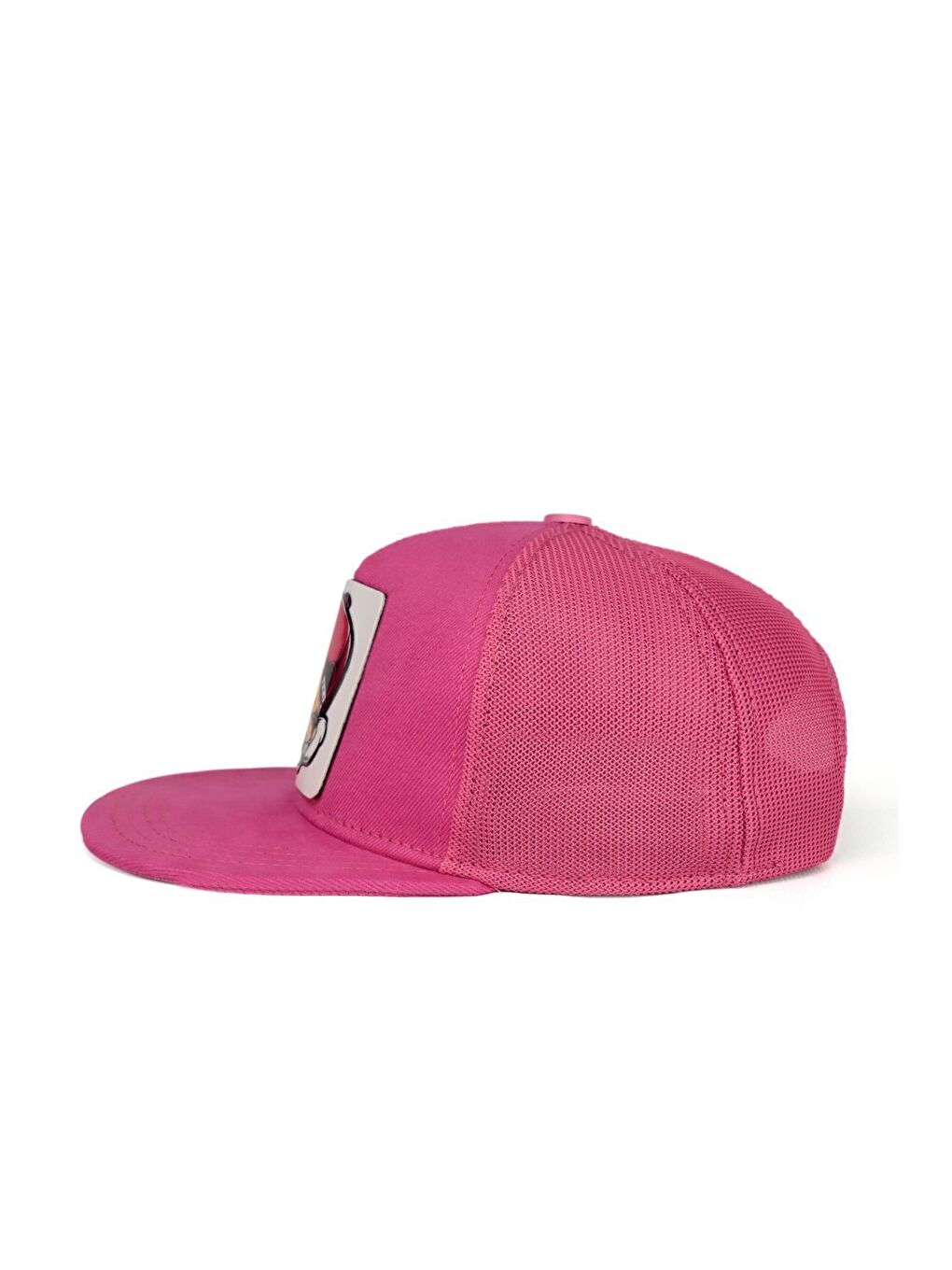 Hip Hop Kids Bukalemun Logolu Pembe Çocuk Trucker Şapka-3