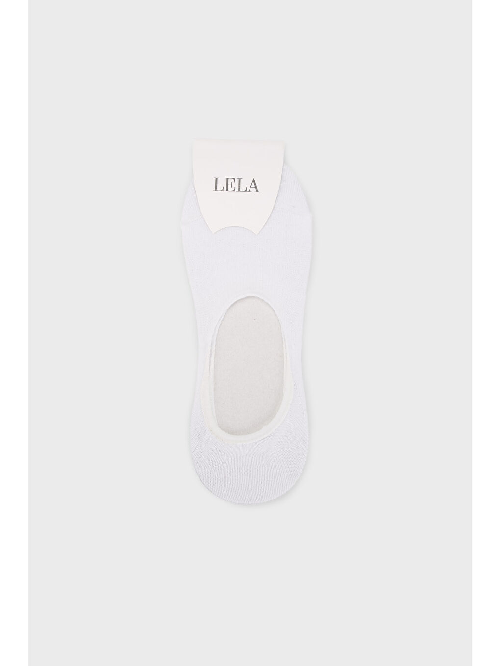 Beyaz Yumuşak Pamuklu Örme Babet Çorap 0070004