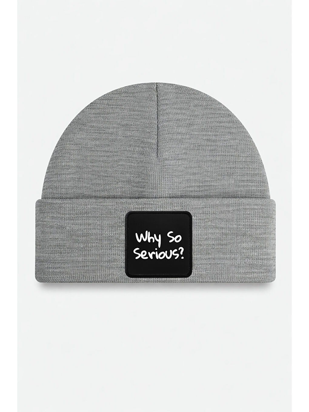Why So Serious Logolu Gri Bere