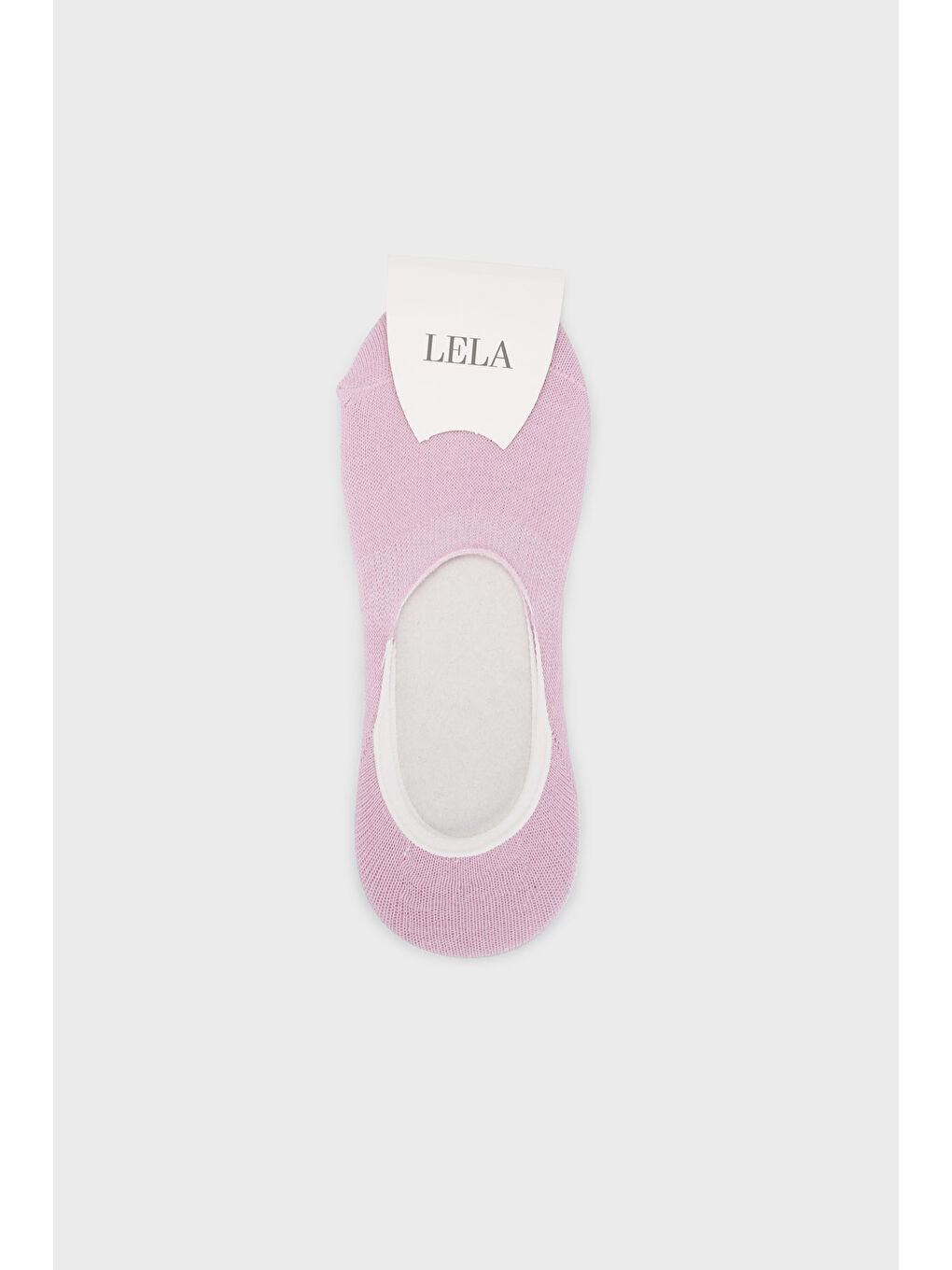 Lila Yumuşak Pamuklu Örme Babet Çorap 0070004