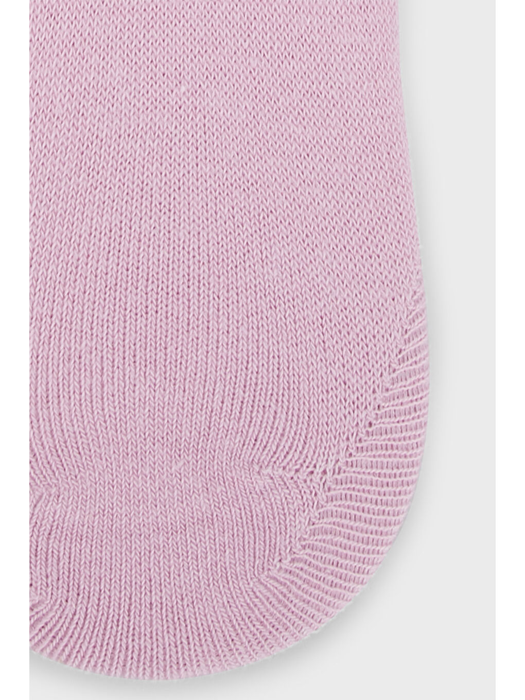 Lila Yumuşak Pamuklu Örme Babet Çorap 0070004-1