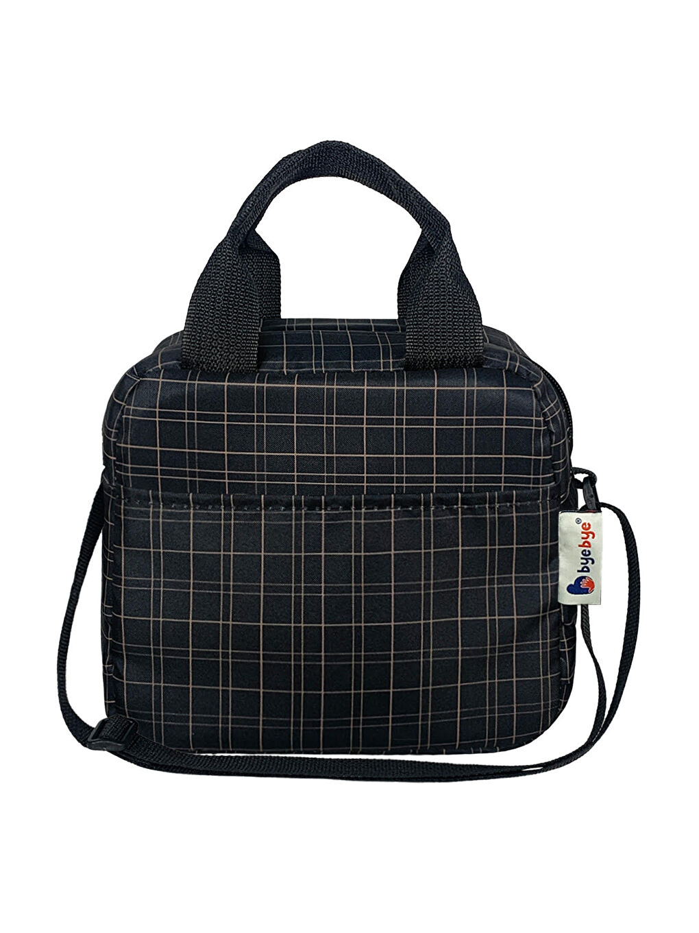 Bye Bye Lunch Omuz Askılı Beslenme Çantası ve Termos Yemek Taşıma Çantası Siyah-3