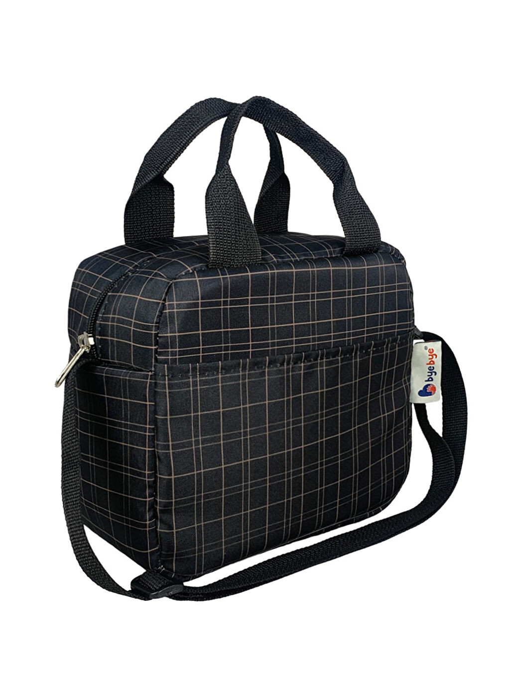 Bye Bye Lunch Omuz Askılı Beslenme Çantası ve Termos Yemek Taşıma Çantası Siyah-4