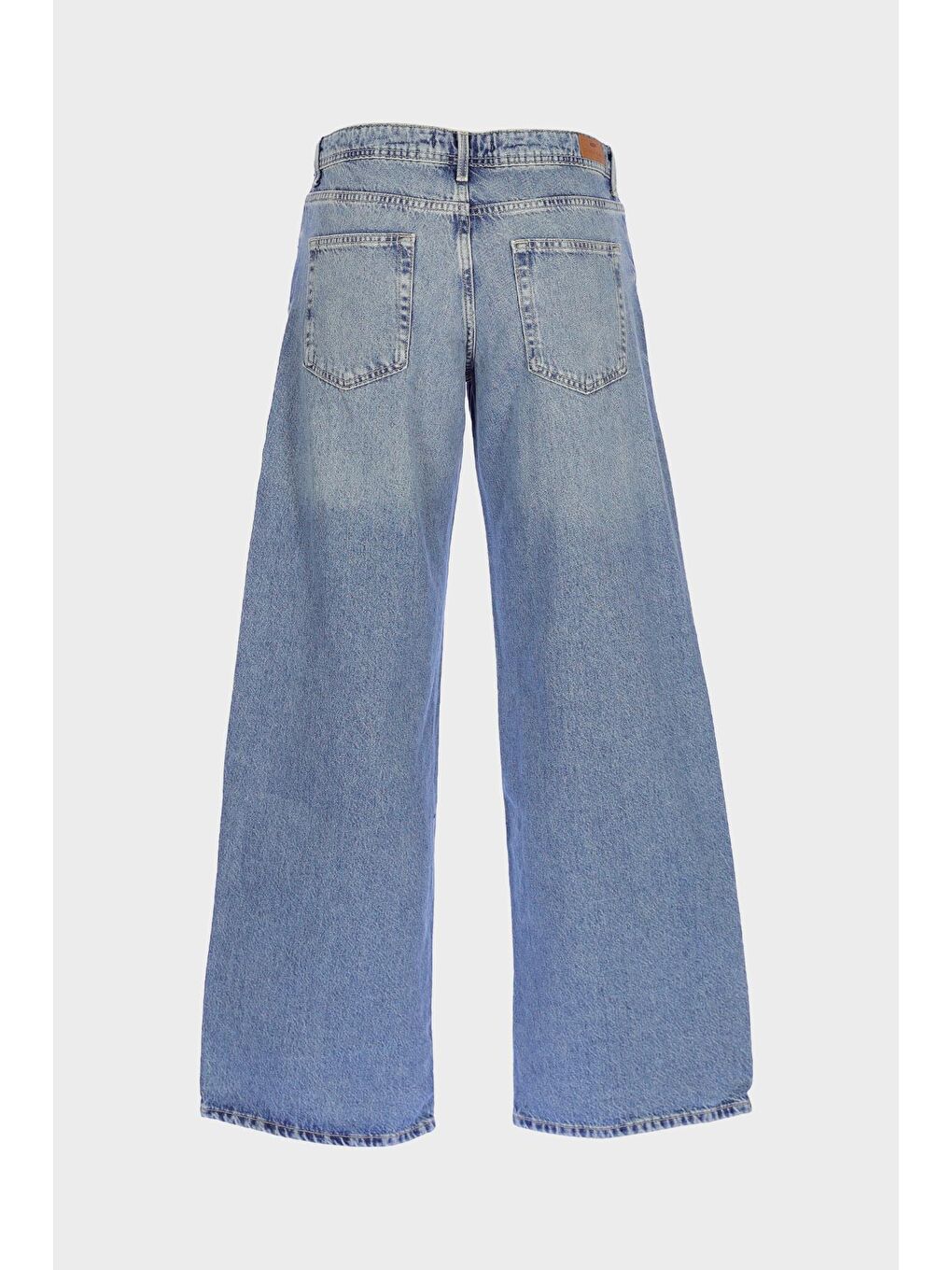 Cross Jeans Weslie Açık Mavi Normal Bel Patı Fermuarlı Wideleg Jean Pantolon C 4530-110 - 1