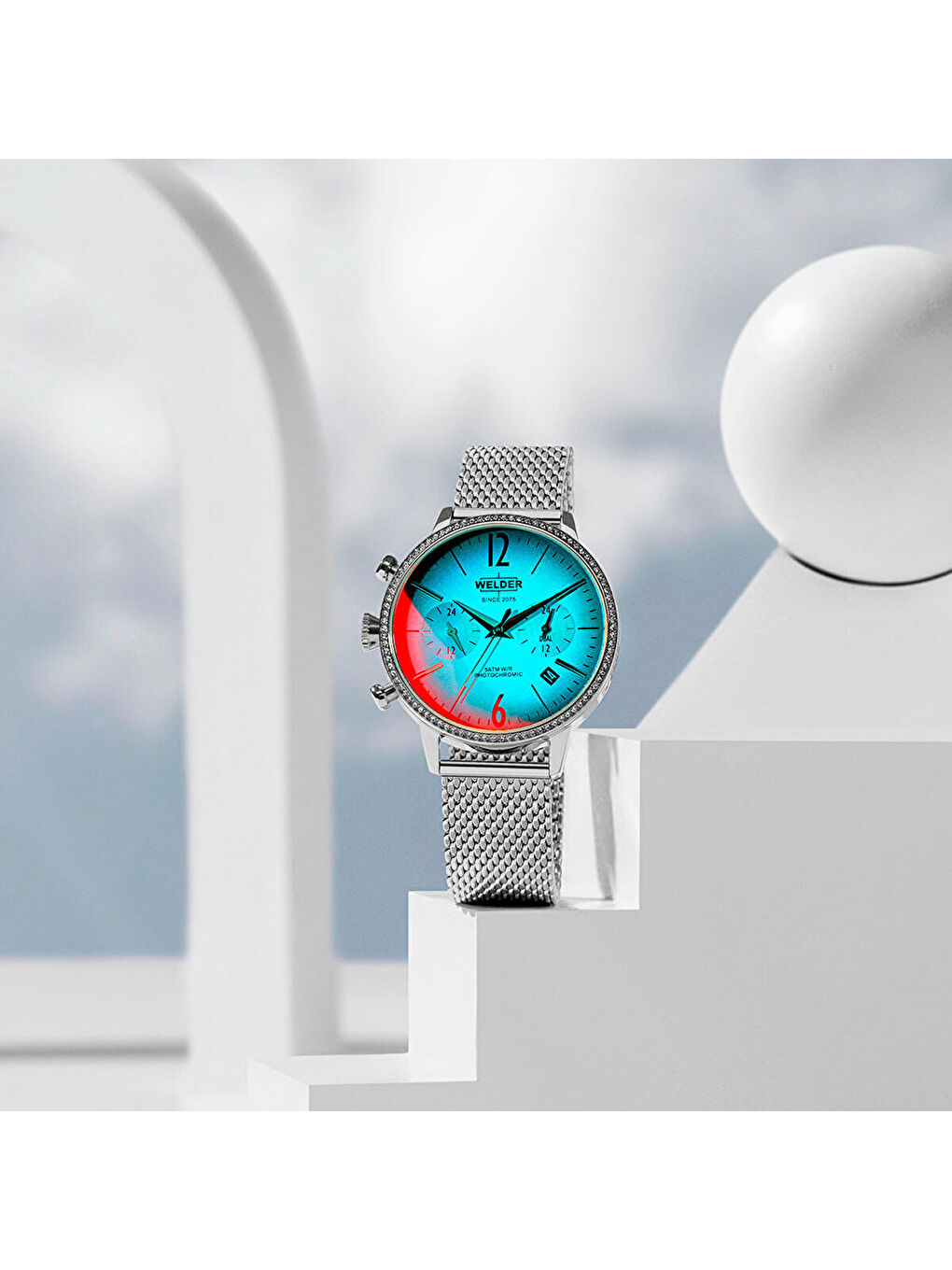 Gri WWRC668 38 mm  Kadın Kol Saati-2