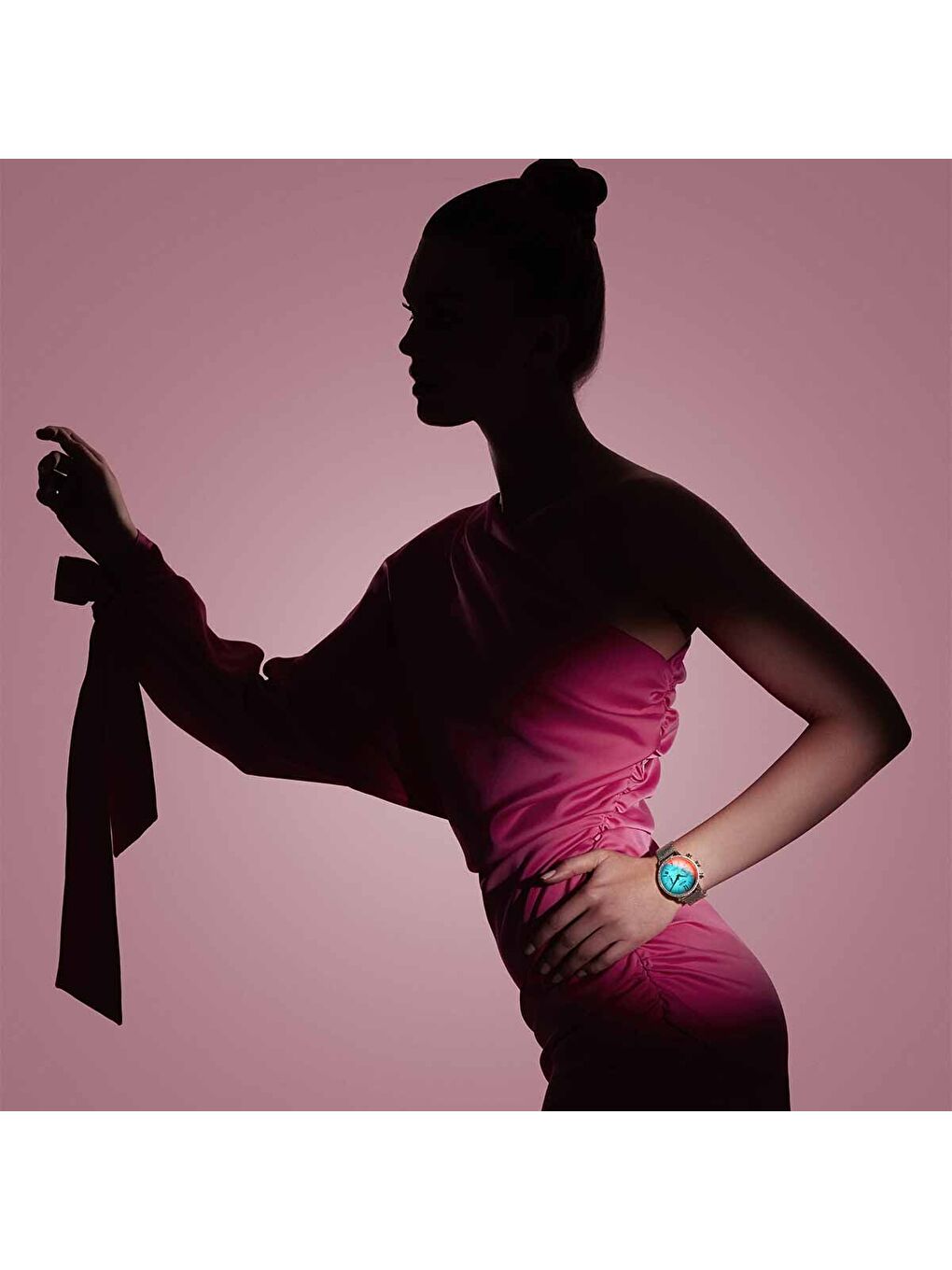 Gri WWRC668 38 mm  Kadın Kol Saati-3