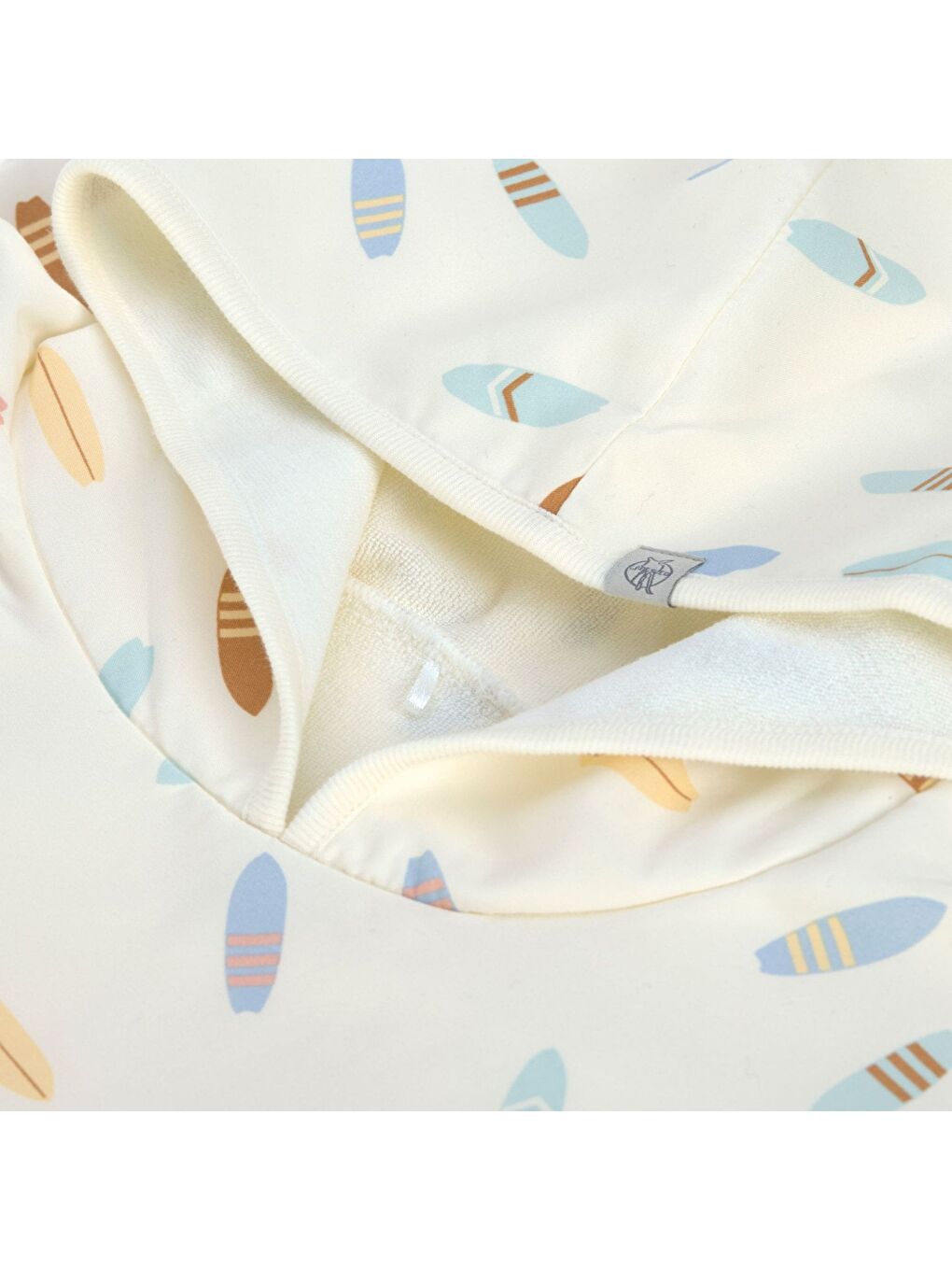 Beyaz Surfboards UV Korumalı Plaj Çocuk Panço Sea Salt-2